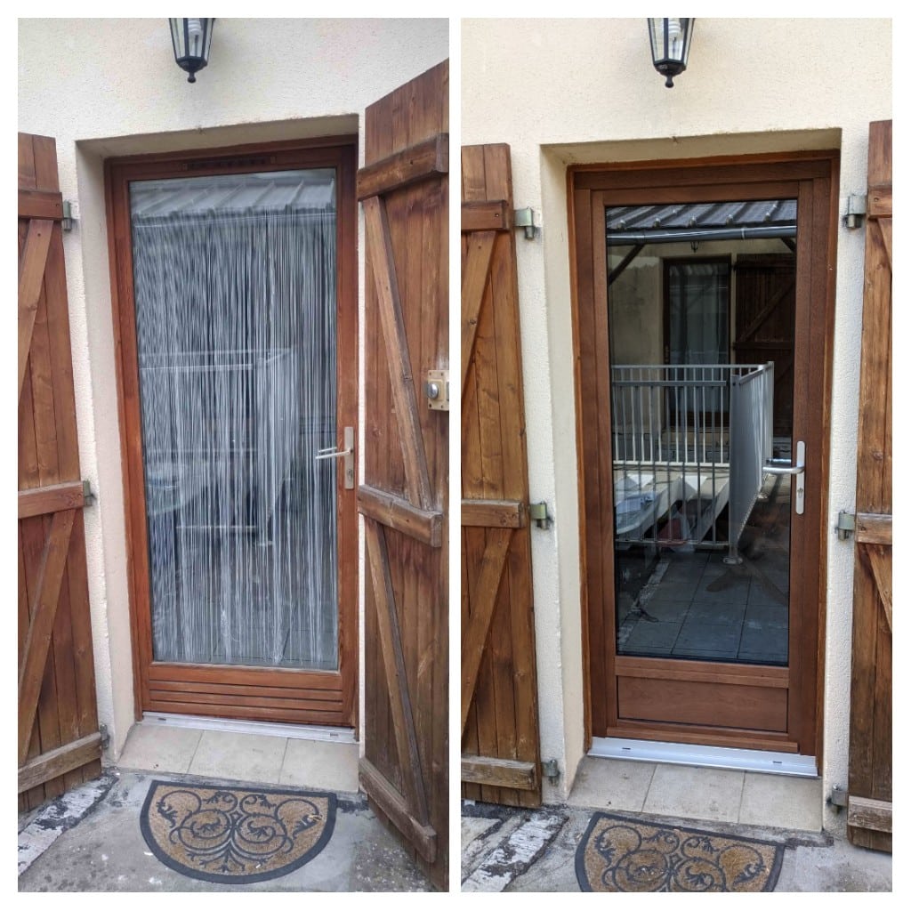porte fenetre bois