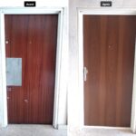 Porte blindée installée à Lormont après un cambriolage