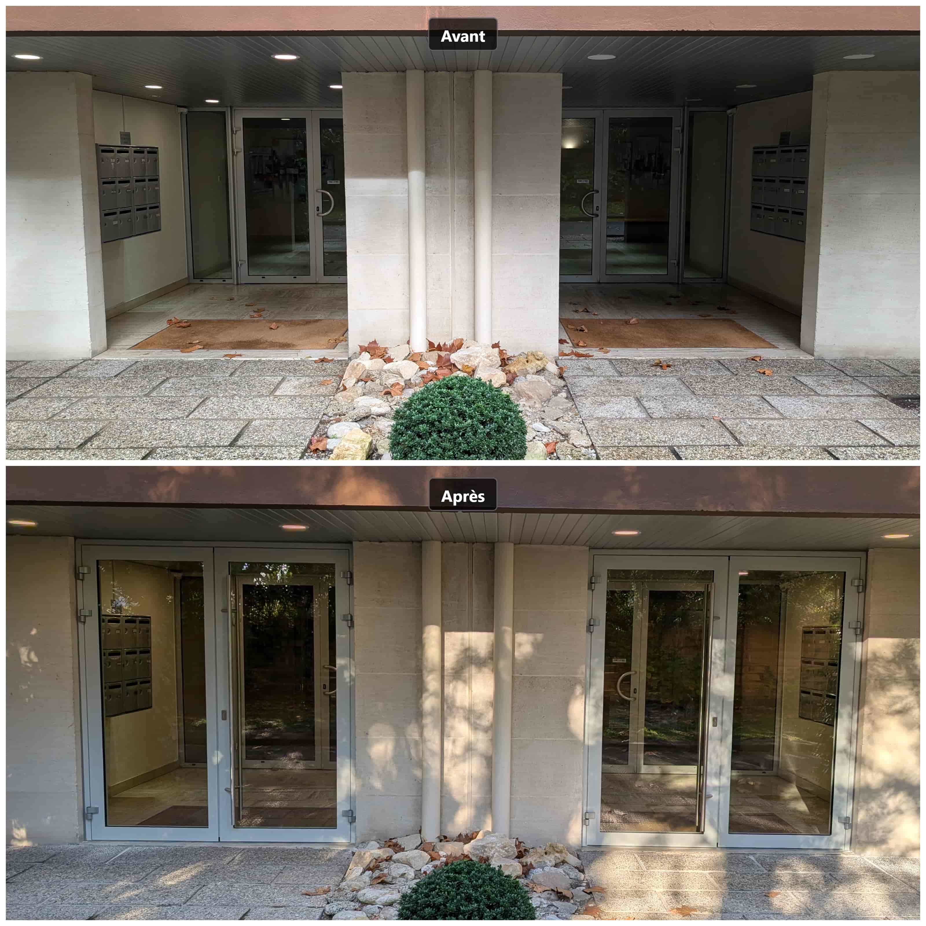 porte de hall d'entrée immeuble bordeaux 7