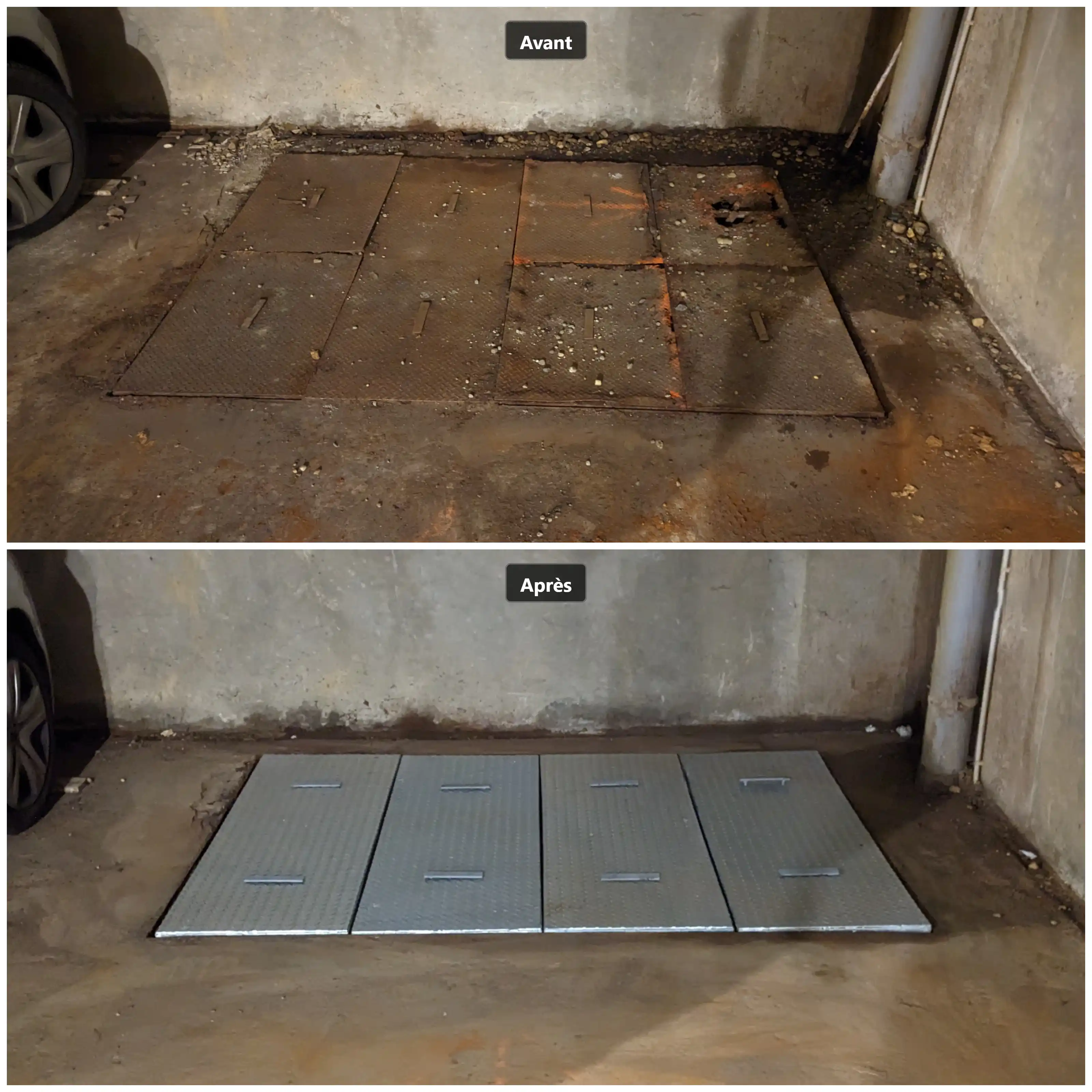 trappe de visite acier galvanisé bordeaux